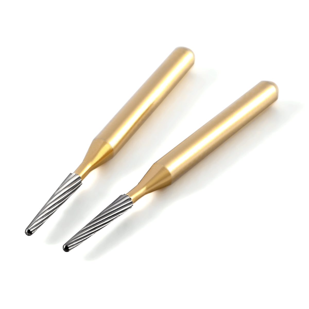 Dental Tungsten Carbide Burs Trimming & Finishing FG 7214 Taper Fissure 5pcs/Box - pairaydental.com