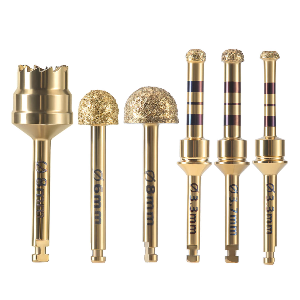 Dental External Maxillary Sinus Lift Drill Diamond Coated Bur 6pcs/Set - pairaydental.com