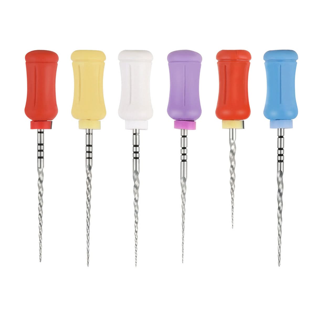Endo NiTi Super File Hand Use 25mm Assorted SX-F3 6pcs/Pk - pairaydental.com