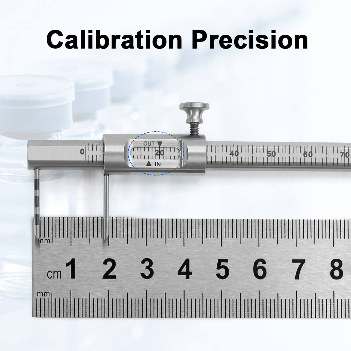 Dental Implant Measuring Gauge Orthodontic Sliding Caliper 0-80mm - pairaydental.com