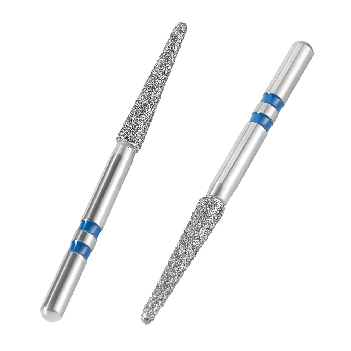 Dental Diamond Burs Cutting Zirconia Ceramic Z553-018M (848KR-018M) Flat End Taper 10pcs/Box - pairaydental.com