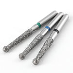 Dental Diamond Endo Bur FG Round Opening Preparing the Pulp Cavity 5pcs/Pack - pairaydental.com
