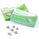 Orthodontic Metal Self-Ligating Brackets Mini Roth/MBT 0.022 345 Hooks with Buccal Tube 24pcs/Kit - pairaydental.com