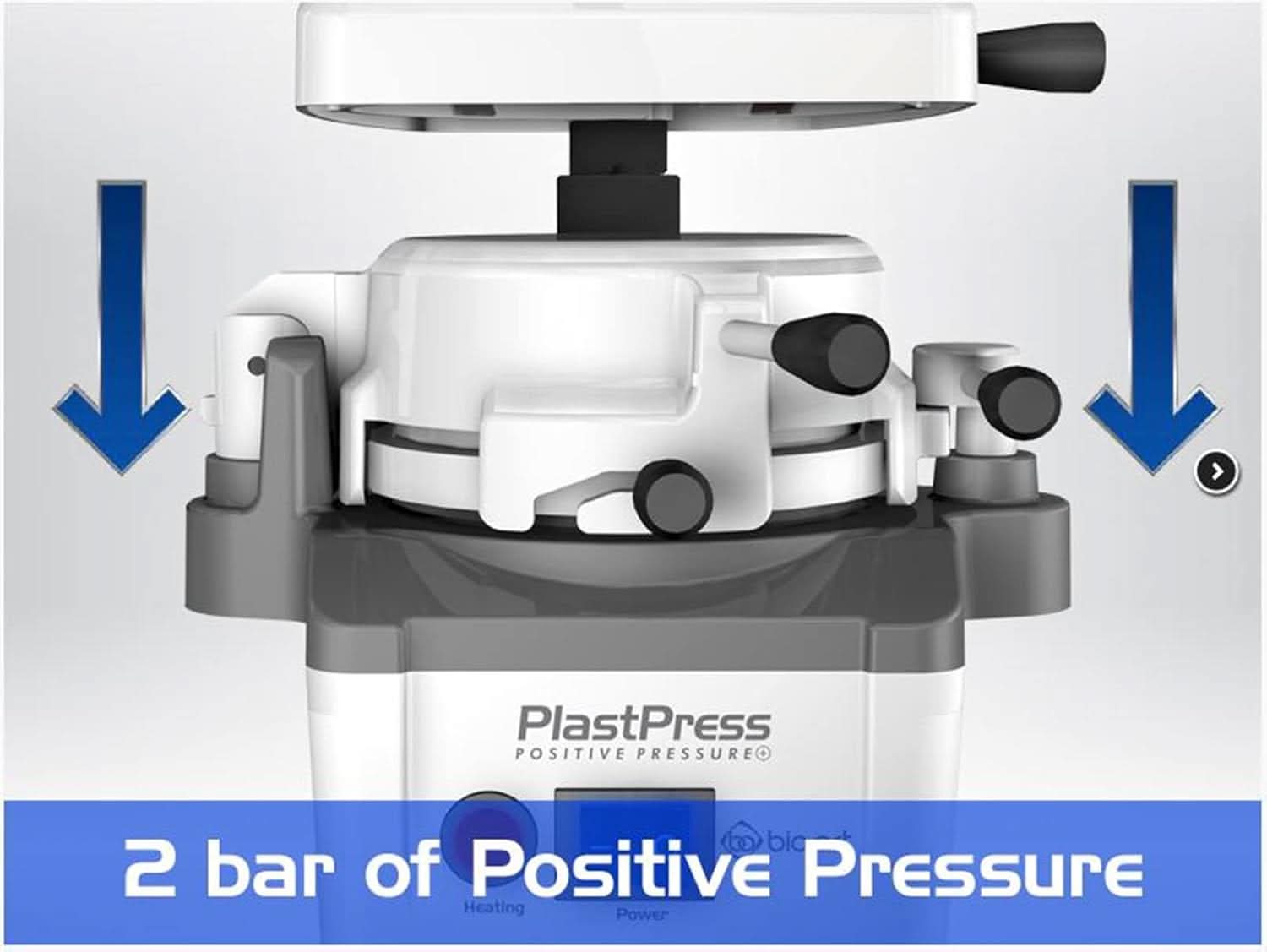 BIOART PlastPress Dental Possitive Pressure Vacuum Forming Machine Laboratory Heat Molding Equipment - pairaydental.com