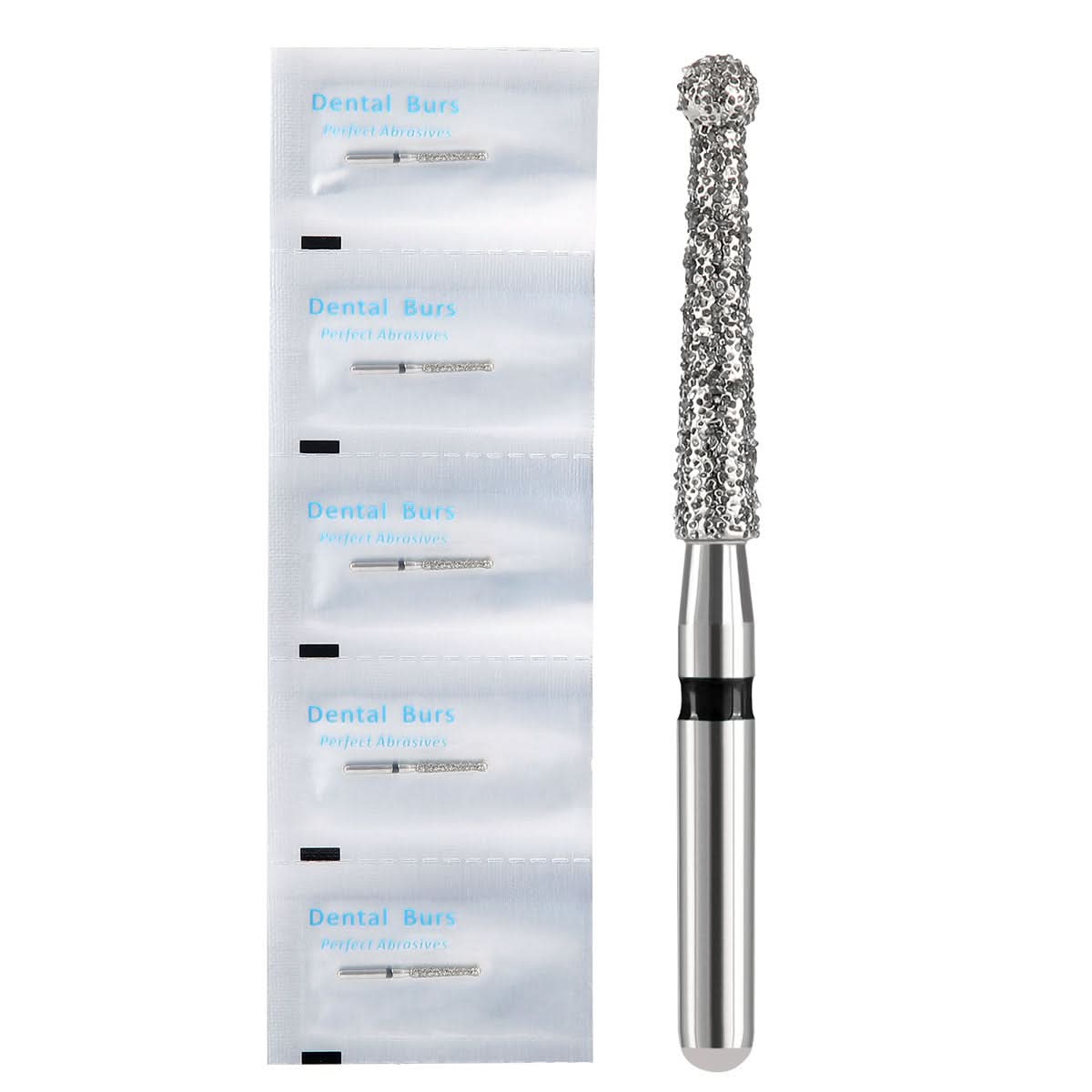 Dental Diamond Endo Bur FG Round Opening Preparing the Pulp Cavity Endo-018S 5pcs/Pack - pairaydental.com