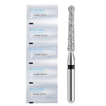 Dental Diamond Endo Bur FG Round Opening Preparing the Pulp Cavity Endo-016S 5pcs/Pack - pairaydental.com