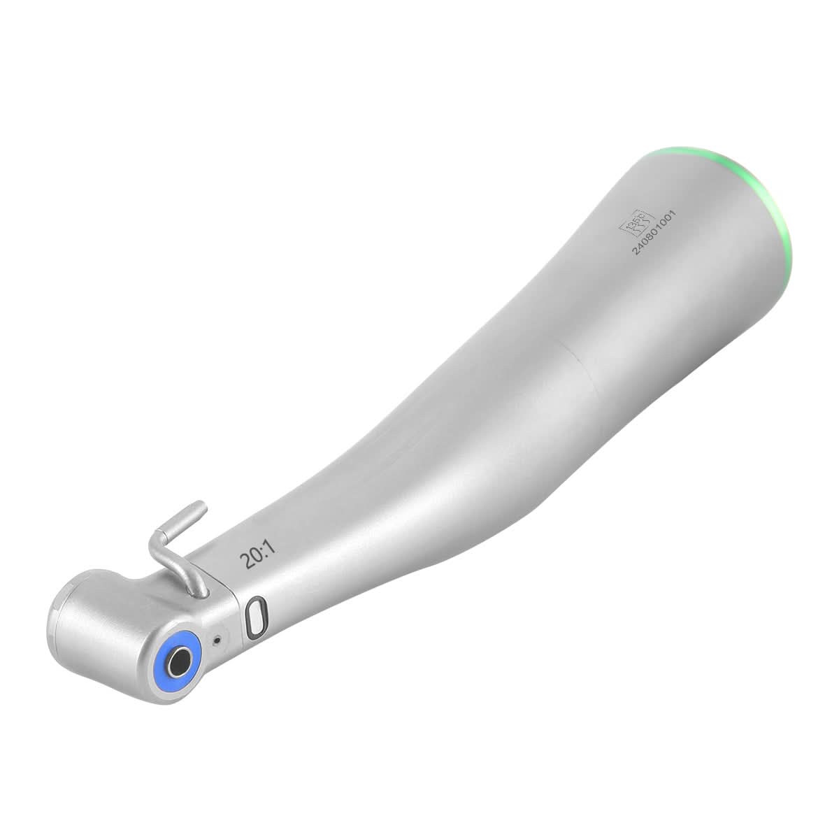 Dental 20:1 Implant Reduction Contra Angle Handpiece LED Fiber Optic Push Button - pairaydental.com