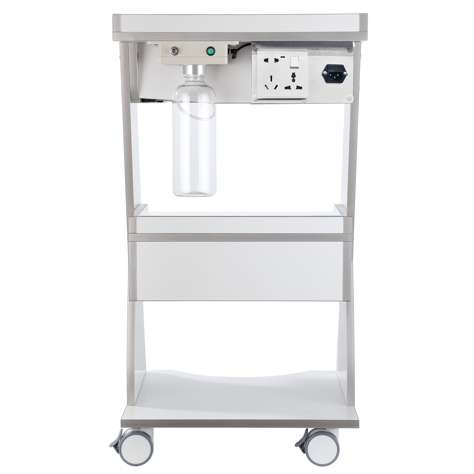 Dental Mobile Cart Metal Built-in Socket With Auto-water Bottle Supply System - pairaydental.com