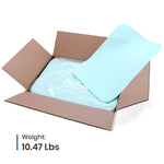 Dental Paper Tray Covers Size B 8.5" x 12.25" Blue Tray Liners 1000pcs/Case - pairaydental.com