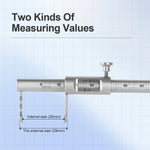 Dental Implant Measuring Gauge Orthodontic Sliding Caliper 0-80mm - pairaydental.com