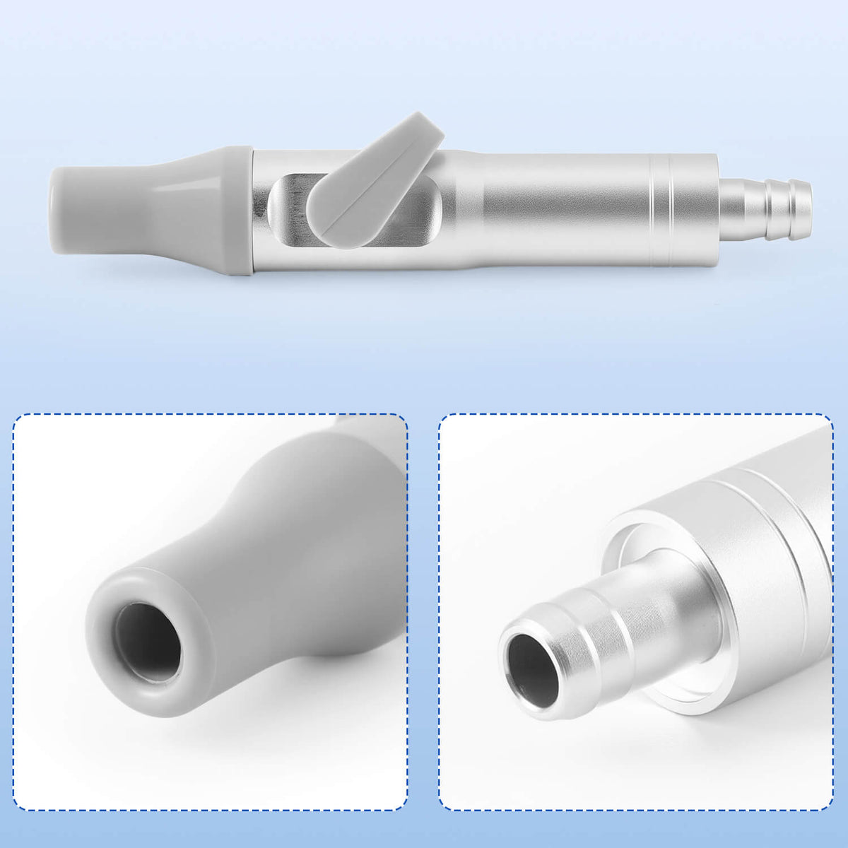 Dental Universal Saliva Ejector Valve Weak Suction Handle Autoclavable - pairaydental.com