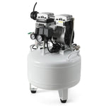 Dental Noiseless Oil-Free Air Compressor Plus Dual-Pressure Display 24L/40L for 1-2 Dental Chair - pairaydental.com