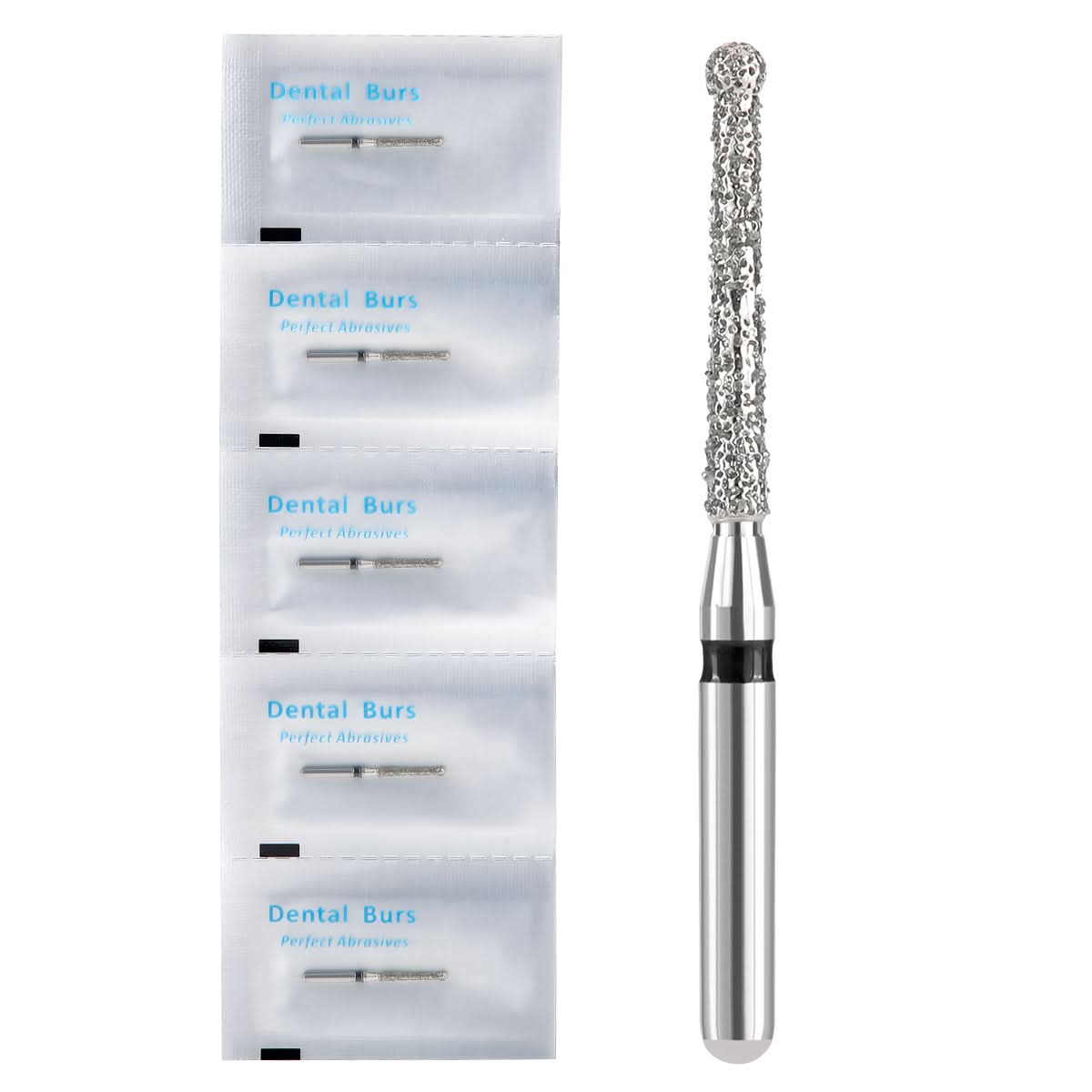 Dental Diamond Endo Bur FG Round Opening Preparing the Pulp Cavity Endo-014S 5pcs/Pack - pairaydental.com
