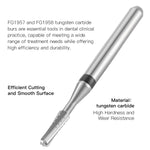 Dental Tungsten Carbide Bur FG 1957 Metal Cutting 10pcs/Box