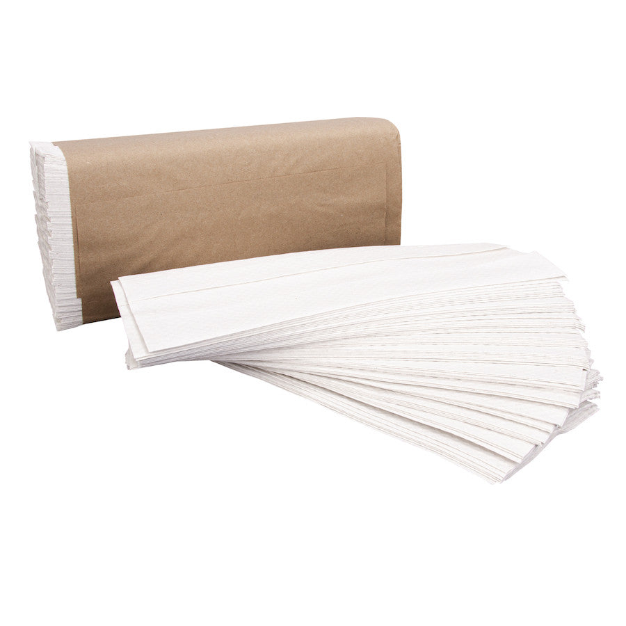 Mark3 C-Fold Towels Recycled 1-Ply White 2400/case - pairaydental.com