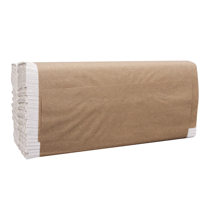 Mark3 C-Fold Towels Recycled 1-Ply White 2400/case - pairaydental.com