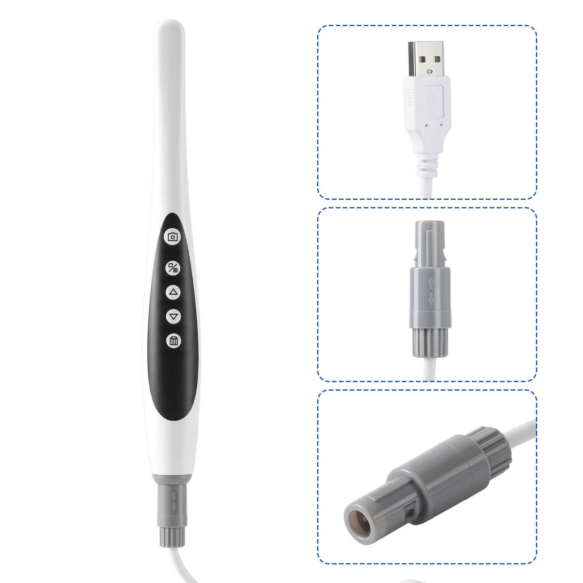 Dental Intraoral Camera HD USB Digital 6 LED Lights 2.0MP High Pixel - pairaydental.com