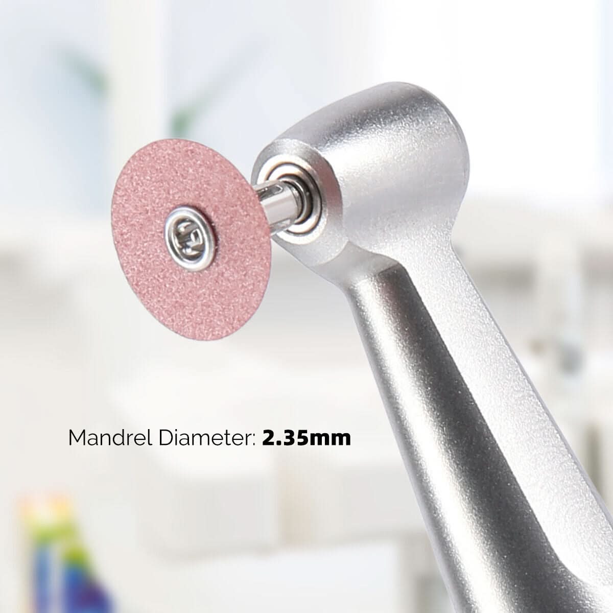 50pcs Dental Finishing & Polishing Discs with Mandrel Kit 1/2