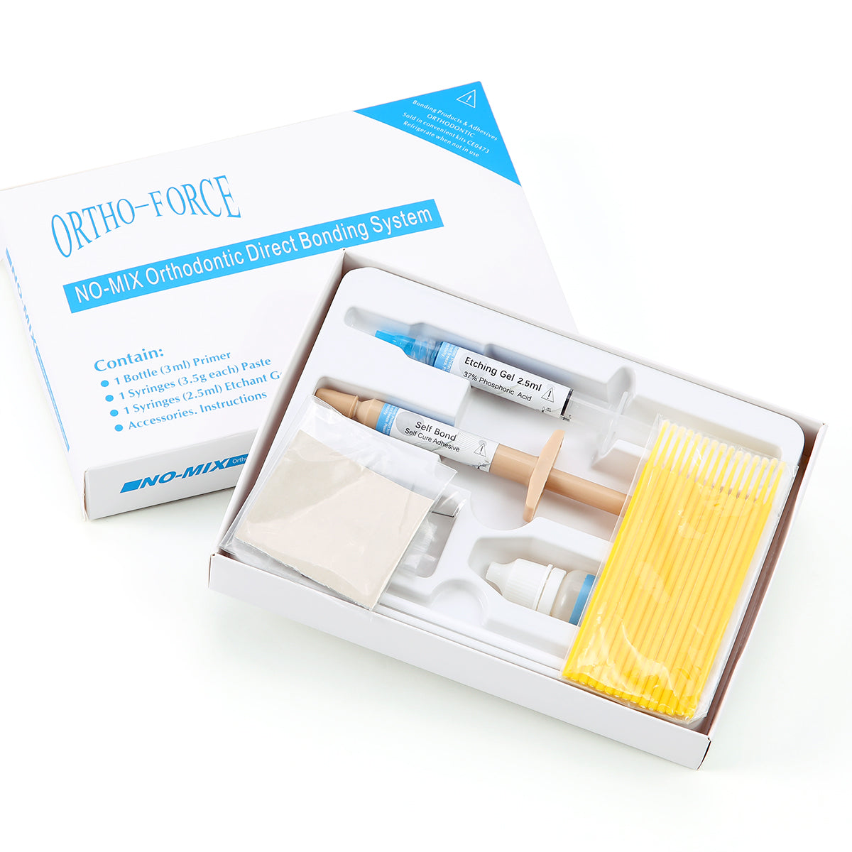 Self-cure Orthodontic Adhesive No-Mix Direct Bonding Kit 3.5g - pairaydental.com