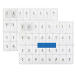 Dental Anterior Transparent Crowns № 1.910 64Pcs/Box - pairaydental.com