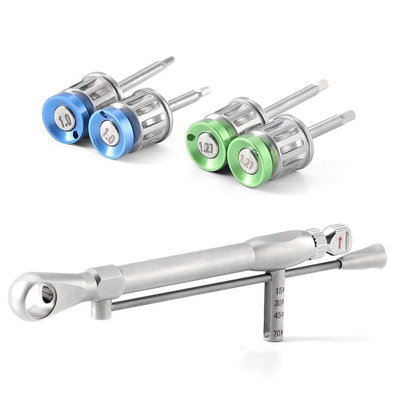 Universal Pin Driver 16pcs Universal Implant Drivers With Torque Wrench 15-70Ncm Kit