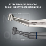 1:1 Low Speed Contra Angle Handpiece Push Button External Water  - pairaydental.com