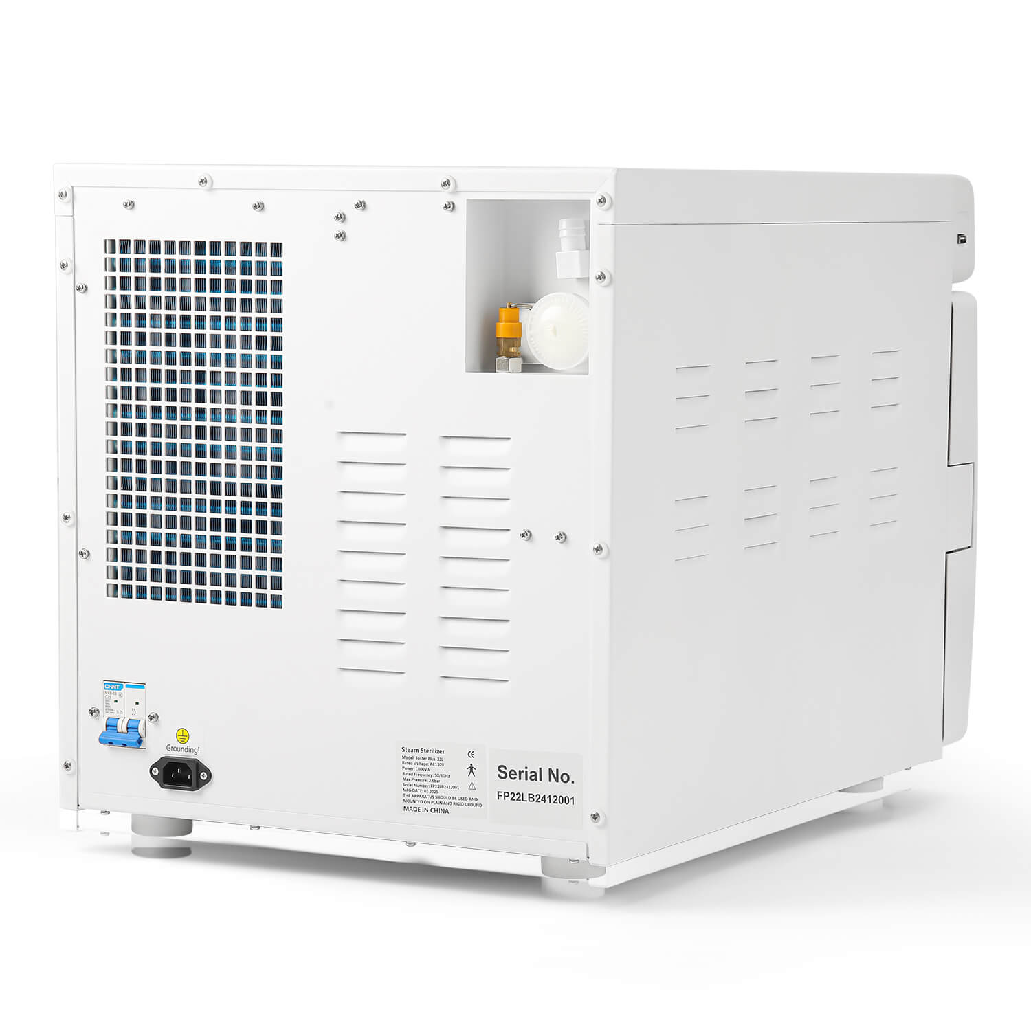 22L Dental Table top Autoclave Class B Vacuum Steam Sterilizer with Built-in Printer Dry Function - pairaydental.com