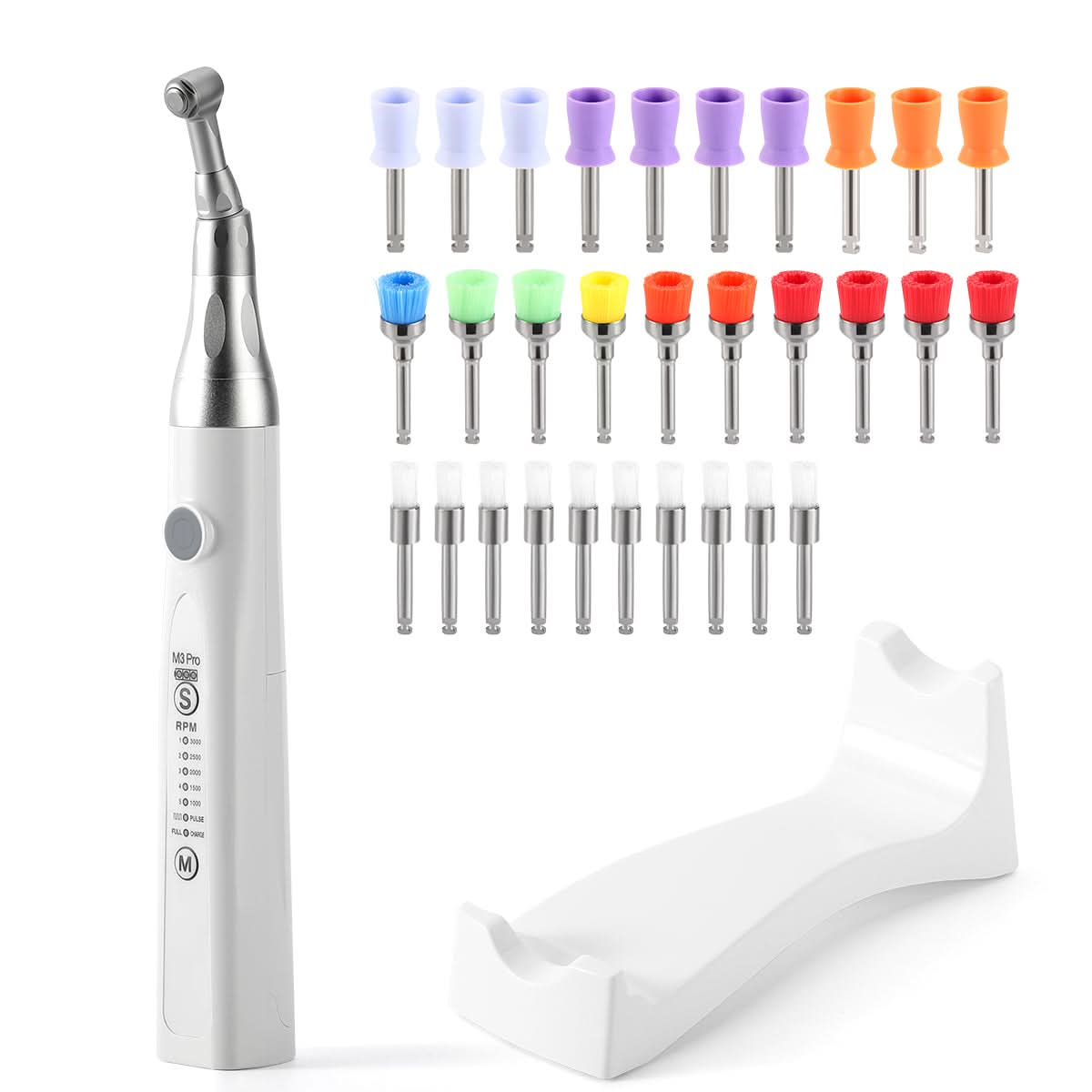 Cordless Dental Hygiene Prophy Handpiece 360° Rotating 5 Speed Settings - pairaydental.com