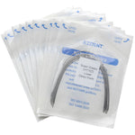 Dental Orthodontic Archwires Niti Super Elastic Ovoid Rectangular Full Size 10pcs/Pack - pairaydental.com