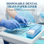 Dental Paper Tray Covers Size B 8.5" x 12.25" Blue Tray Liners 1000pcs/Case - pairaydental.com