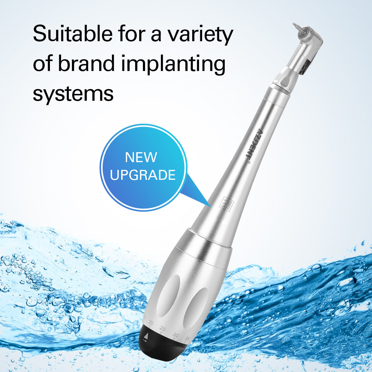 Universal Implant Torque Wrench Handpiece Kit with 2 Heads 12 Drivers - pairaydental.com