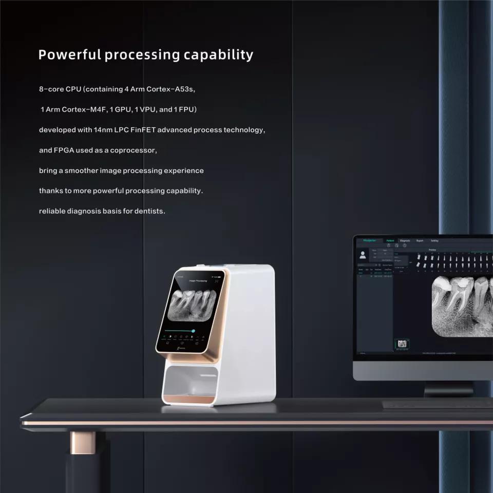 Woodpecker Dental Wireless i-Scan Imaging Plate Scanner W/Screen