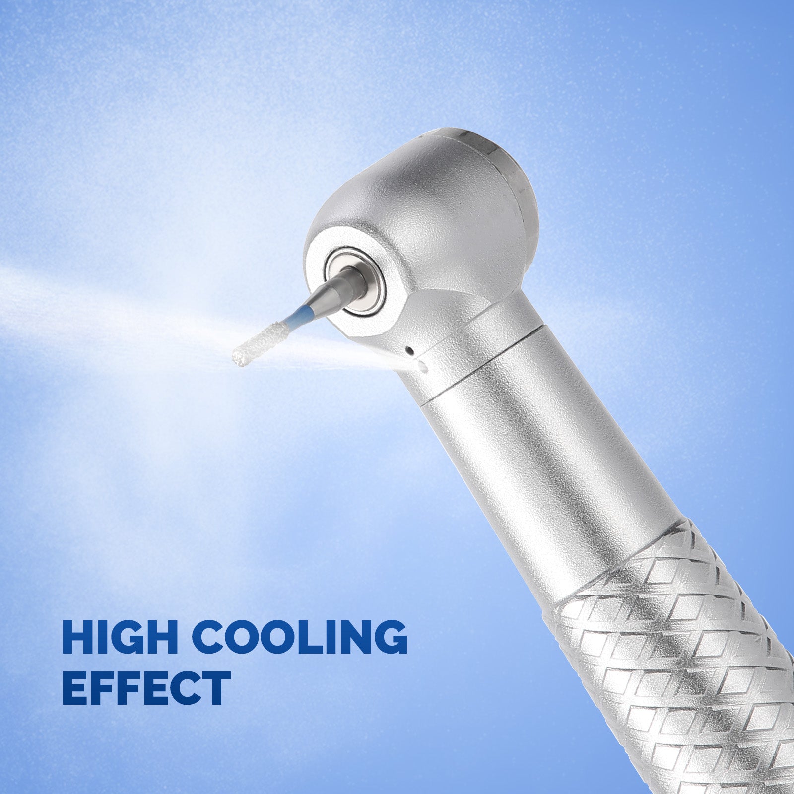 COXO CX207-B High Speed Air Turbine Handpiece Mini Head with 4 Holes Coupler #H03-MP4