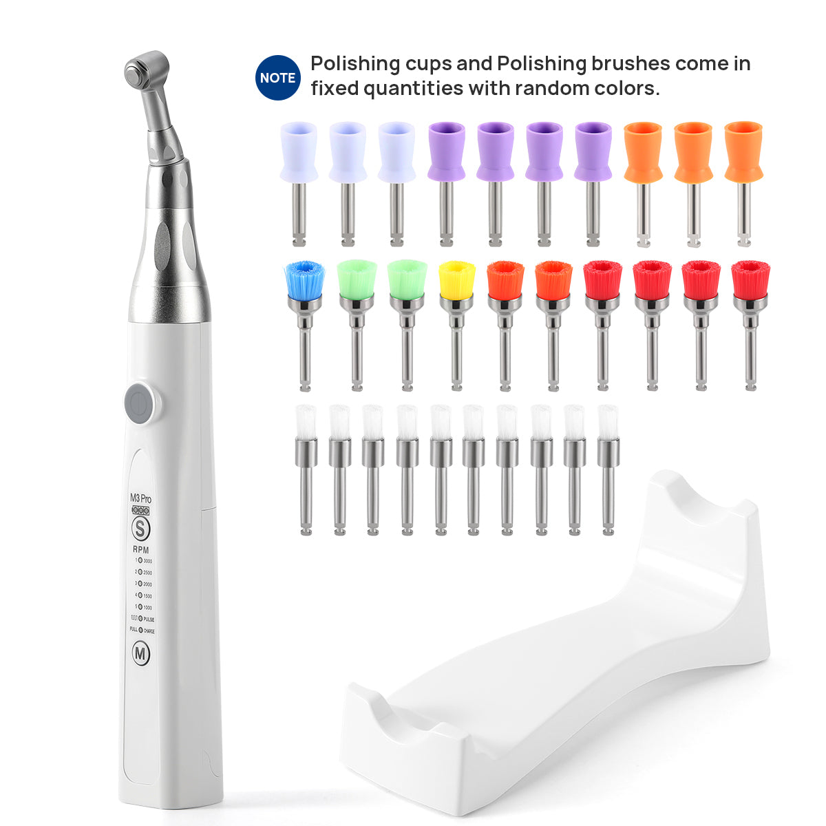 Cordless Dental Hygiene Prophy Handpiece 360° Rotating 5 Speed Settings - pairaydental.com