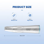 COXO Dental Low Speed Electric Handpiece 1:1 Contra Angle Straight Handpiece Air Motor 4 Holes
