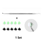 Dental Composite Filling Tools Kit 10pcs Foam Pads and Handle - pairaydental.com