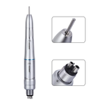 1:1 Low Speed Contra Angle & Straight Handpiece & 4 Holes Internal Water Spray Air Motor Set