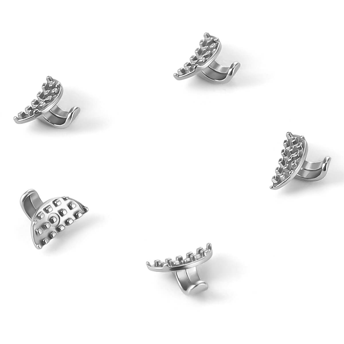 Dental Metal Lingual Button Bondable Single Wing 10pcs/Bag - pairaydental.com