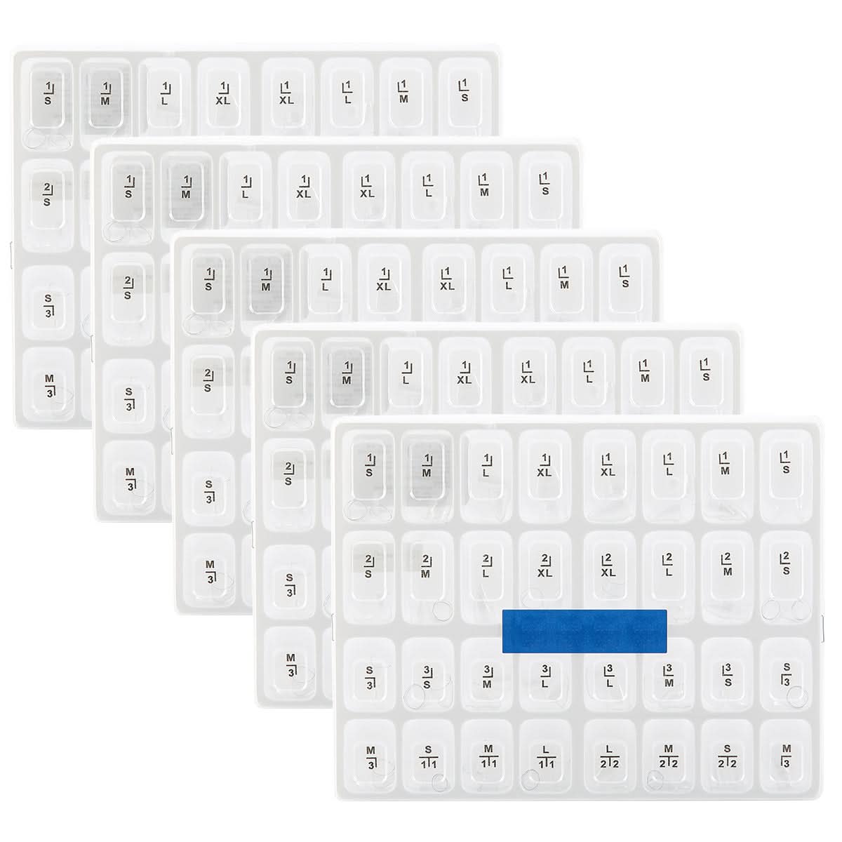 Dental Anterior Transparent Crowns № 1.910 64Pcs/Box - pairaydental.com