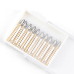 Dental Carbide Burs Egg Shaped Trimming Finishing FG 7408 10pcs/Box - pairaydental.com