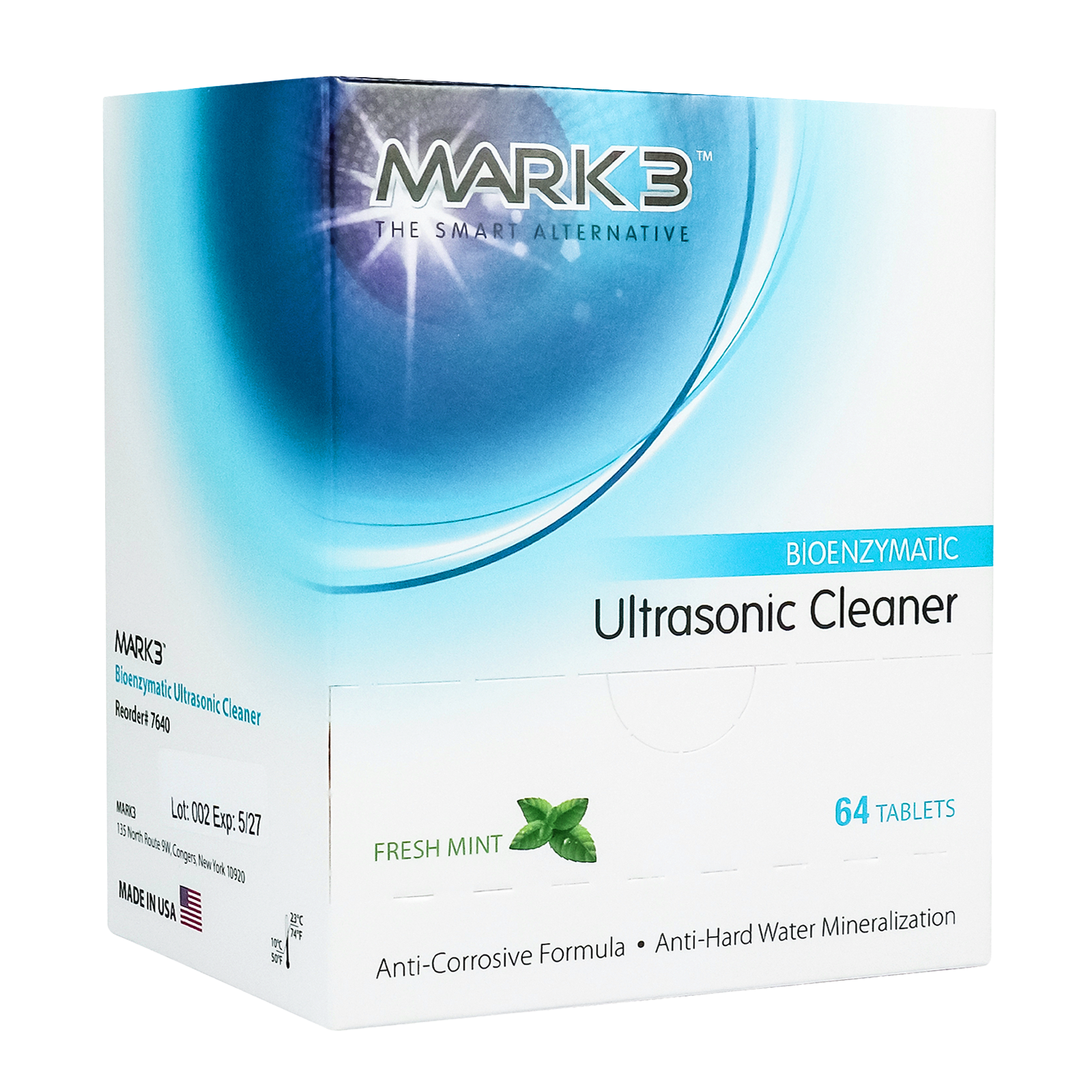 Mark3 Dental Ultrasonic Bio-Enzymatic Tablets 64/Box - pairaydental.com