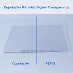 BIOART Dental Vacuum Forming BioAlign Plate Copolyester Square 5"x5" - pairaydental.com