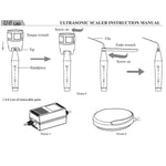 Woodpecker U6 LED Ultrasonic Scaler 7 Tips - pairaydental.com