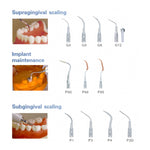 Woodpecker U6 LED Ultrasonic Scaler 7 Tips - pairaydental.com