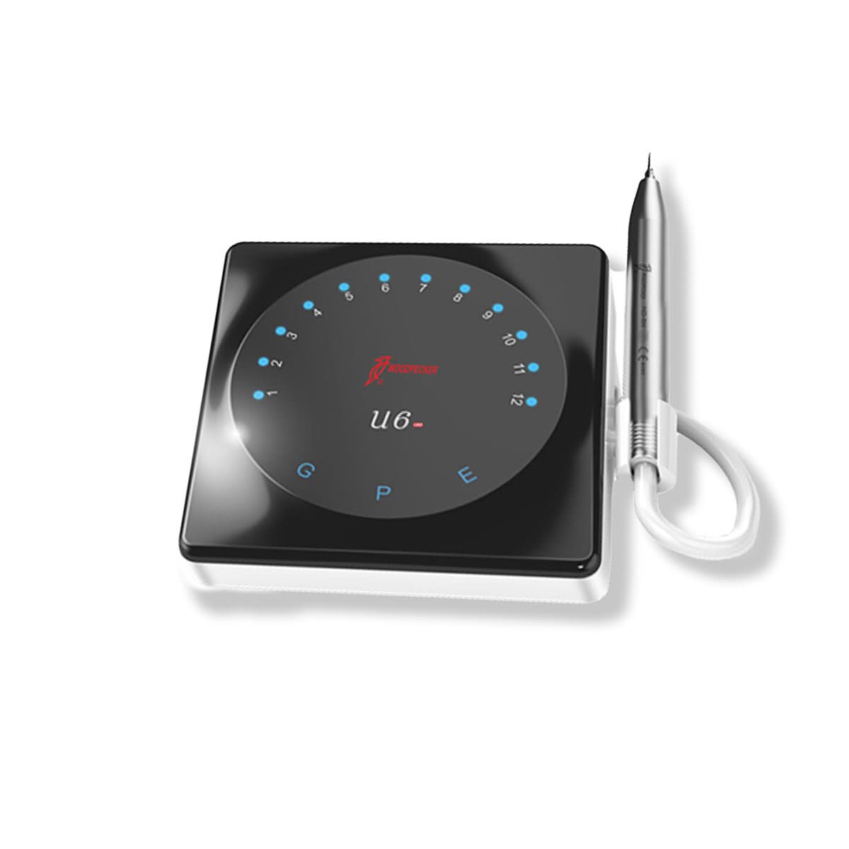 Woodpecker U6 LED Ultrasonic Scaler 7 Tips - pairaydental.com