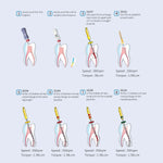 Endo NiTi Rotary Files Engine Use 25mm Assorted 6pcs/Pack - pairaydental.com