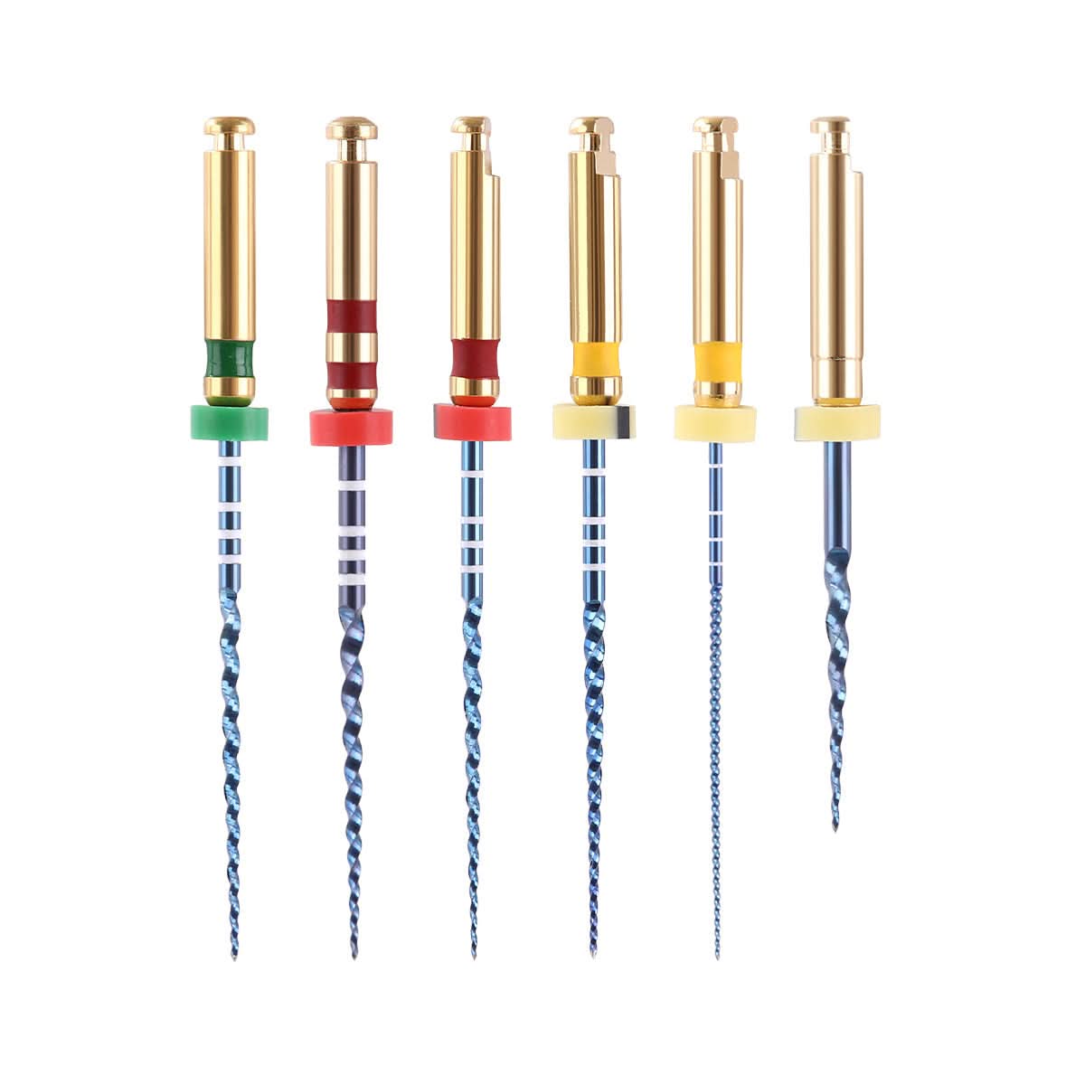 Endo NiTi Rotary Files Engine Use 25mm Assorted 6pcs/Pack - pairaydental.com