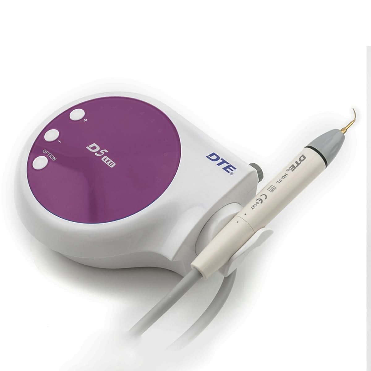 Woodpecker DTE D5 LED Ultrasonic Scaler 6 Tips Purple- pairaydental.com