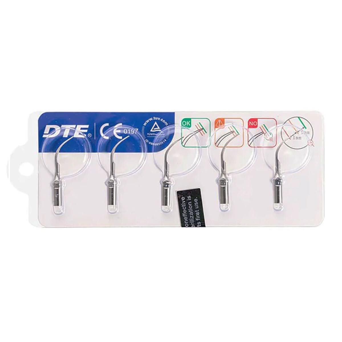 Woodpecker Ultrasonic Scaler PD1 Tips 5Pcs/Set - pairaydental.com