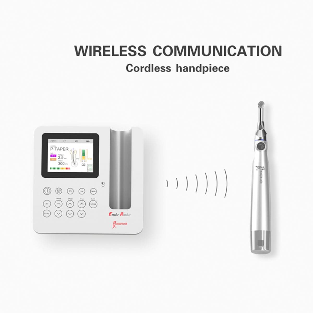 Woodpecker Endo Radar Pro Brushless 6:1 Speed Ratio 360° Rotatable Handpiece - pairaydental.com